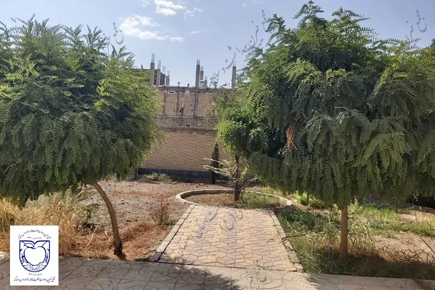 آسفالت و گلکاری مرکز خدمات جامع سلامت دهسرخ